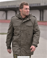 BW PARKA M.FUTTER OLIV GEBR.