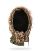 US PARKA PELZKAPUZE F.M51 OLIV