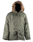 US FLIEGERPARKA N3B BASIC OLIV