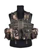 CCE CAMO TACTICAL VEST MOD.SYST. (8 POC)