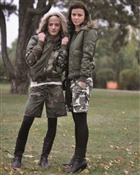 ARMY SHORTS WOMAN WOODLAND