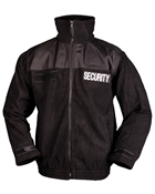 BLACK SECURITY FLEECE JACKET