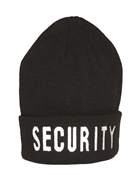BLACK WATCH HAT W.EMBROIDERY ′SECURITY′