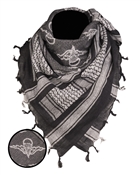 BLACK/WHITE SHEMAGH SCARF ′PARATROOPER′