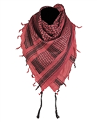 RED/BLACK SHEMAGH SCARF
