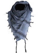 BLUE/BLACK SHEMAGH SCARF