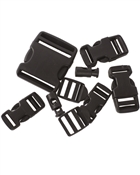 BLACK 9-PC. BUCKLE SET