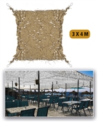 NETZ BROADLEAF ′SHADOW SAIL′ 3,0X4,0 DESERT