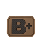 DARK COYOTE 3D BLOOD TYPE PATCH B POSITIVE