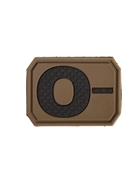 DARK COYOTE 3D BLOOD TYPE PATCH 0 NEGATIVE