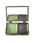 CAMO 2 COLORS FACE PAINT SET W. MIRROR