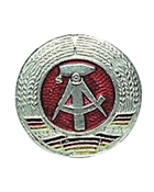EAST GERMAN SILVER GOLD METAL COCKADE