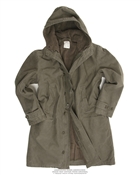 GERMAN OD LONG PARKA WITH LINER USED