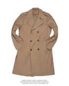 ITALIAN OD TRENCH COAT USED