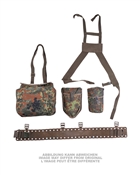 GERMAN CAMO 5-PC. HARNESS SET USED