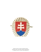 CZECH SILVER/GOLD HAT INSIGNIA USED